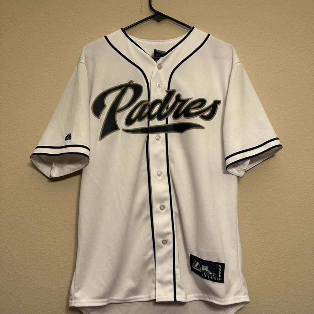 San Diego Padres #7 David White MLB Majestic Jersey